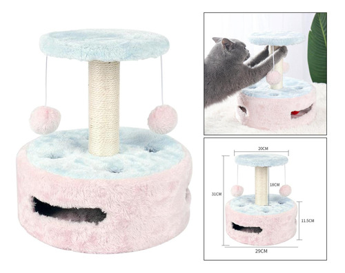 Mascota Gato Árbol Condo Escalada Torre Muebles Rascar