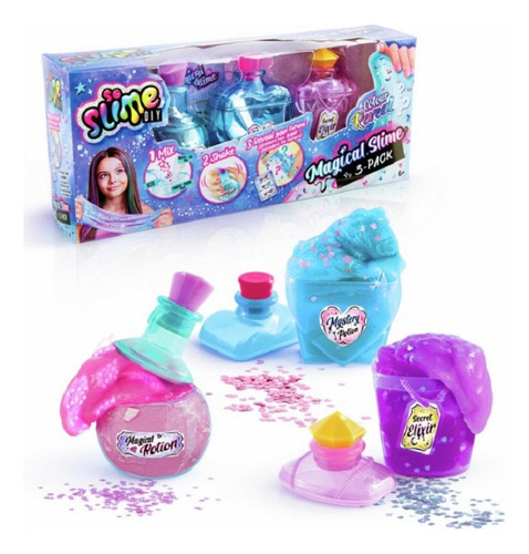 Pack De Slime Magical Tipo Perfume 3 Pzs   