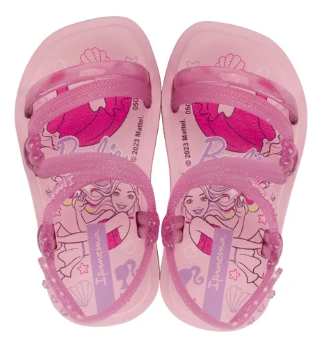 Sandalias Ni a Ipanema Barbie Solar Rosa Baby MercadoLibre
