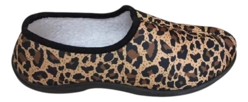 Pantufla Cerrada Hornito Con Corderito Mujer Hombre Abrigada