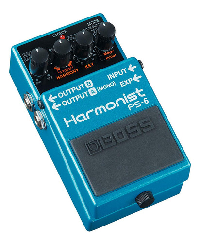 Pedal Guitarra Boss Harmonist Ps-6 Azul