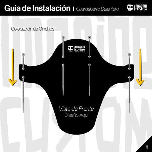 Lodera Salpicadera Guardabarros Mtb Kit 3 Piezas Delanteras