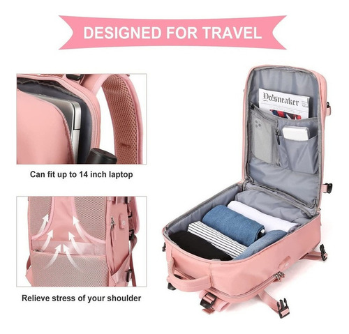 Mochila Multifuncional Antirrobo Mochila De Viaje Grande
