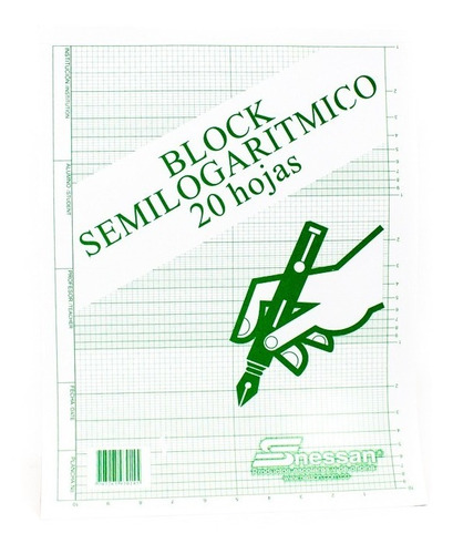 Block Semi-logaritmico Carta 20h Nessan