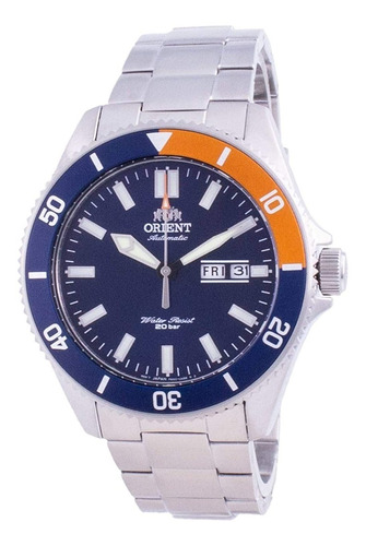 Reloj Hombre Orient Ra-aa0913l Automátic Pulso Plateado Just