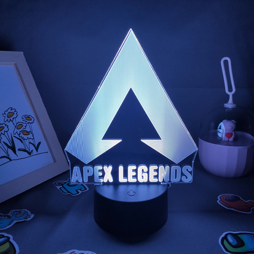 Luces Nocturnas Led Rgb Con El Logotipo De Apex Legends En 3