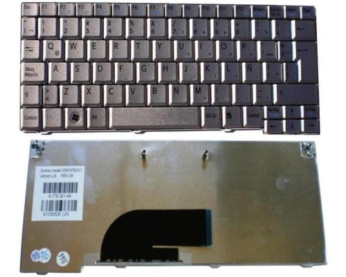 Teclado Sony Vaio Vpc-m120al  W21 Plata Español Original Vv4