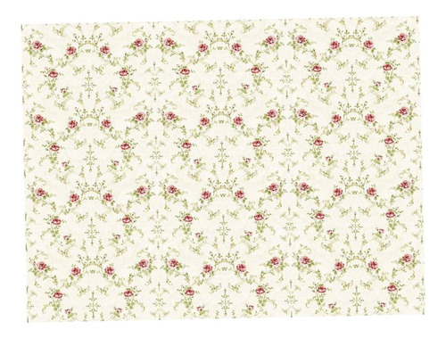 Dollhouse Floorboards Wallpaper, Miniatures Dolls Style B