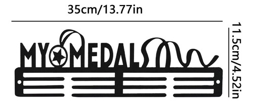 Colgador De Premios De Metal Estante Para Insignias Montado