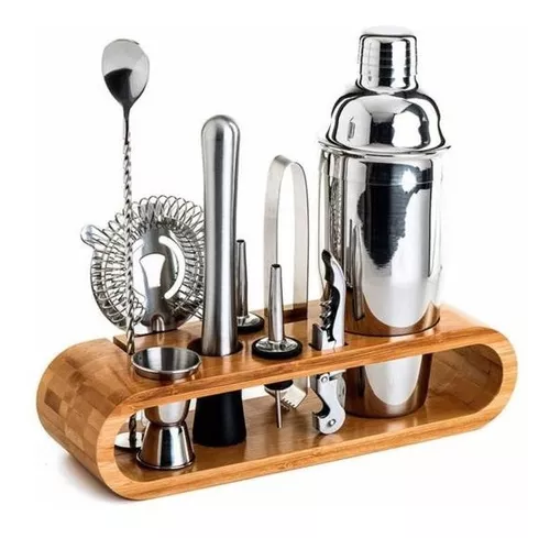 Set Profesional Coctelera Barman 10 Pzs