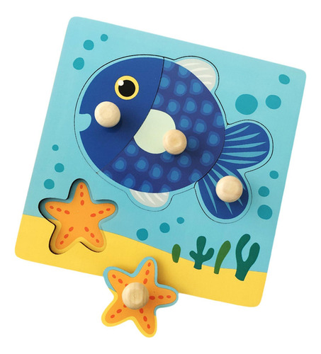Y1m Peg Puzzle Board Juguete Educativo Montessori Para Viaje