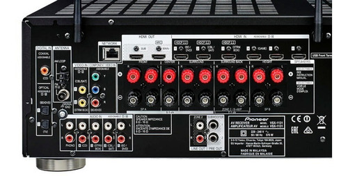 Sintoamplificador Pioneer Vsx-1131 7.1 160w Ultra Hd Bt Wifi