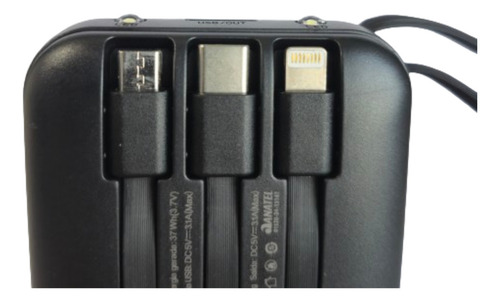 Power Bank 10.000mah Carregador Rápido Slim Portátil Bte-86e Cor Preto