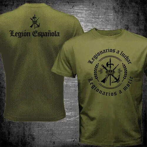 Camiseta De España Para Hombre, Camiseta Militar Del Tercio