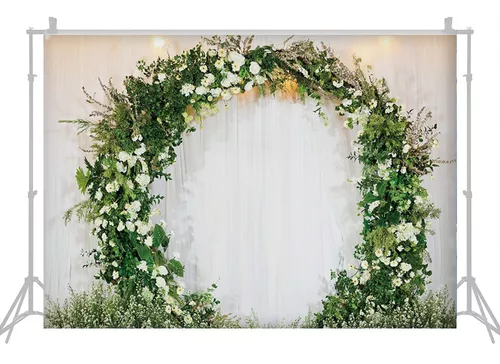 Fondo De 250x180cm De Flores Para Foto De Fiesta De Bodas