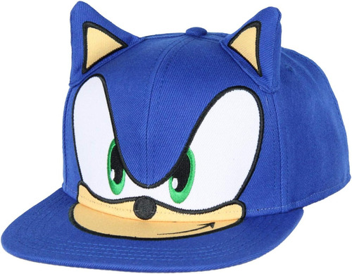 Sombrero Bordado 3d Carácter Y De Bioworld Sonic The Hedgeho