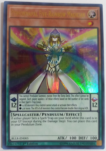 Performapal Five-rainbow Magician - Ultra Rare    Bllr