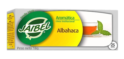 Aromatica Jaibel Institucional  X 25 Uds