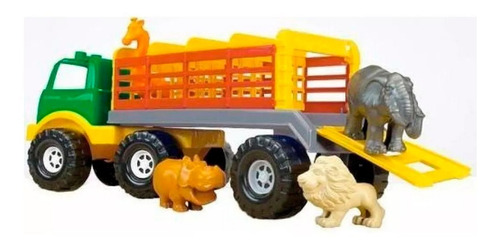 Camión Jaula Safari Express Con Animales De Rondi