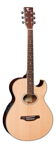 Violao Eletrico Eagle Gl36 Stnt Aco Gl-36 Natural Acetinado