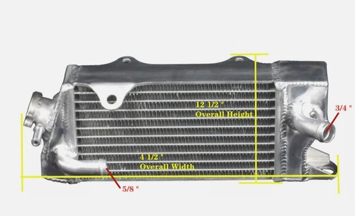 Radiador Para Moto Kawasaki Kx80 Kx85 Kx100 1998 A 2013