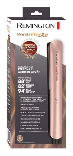 Plancha Alizadora Remington Keratin Therapy Pro S8590 Bronce