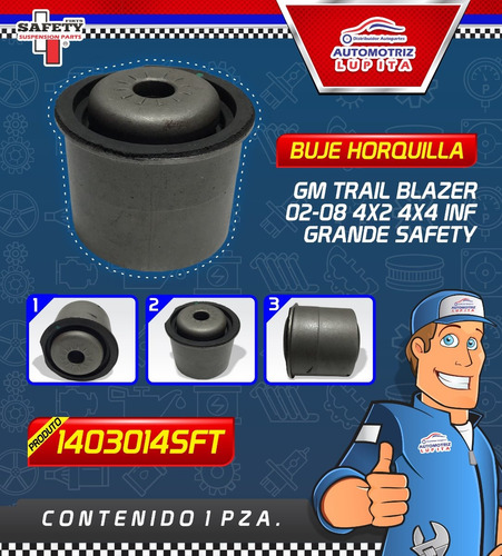 Buje Horquilla Gm Trail Blazer 02-08 4x2 4x4 Inf Grande Safe