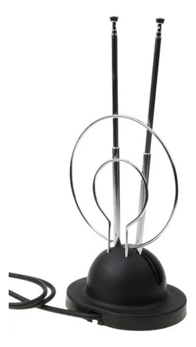 Antena Tv Base De Conejo Coaxial Ant-80
