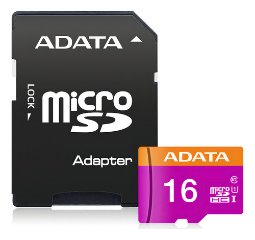 Tarjeta De Memoria Micro Sd Adata 16gb Clase 10