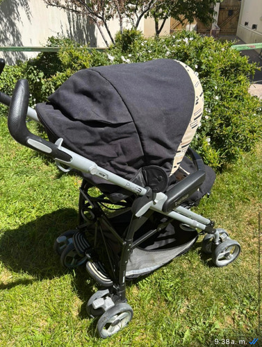 Cochecito De Paseo Perg Perego Pliko P3 Negro Marrón (Usado)