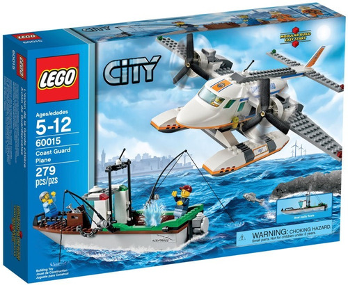 Lego City Coast Guard Plane - 60015 (original E Lacrado)