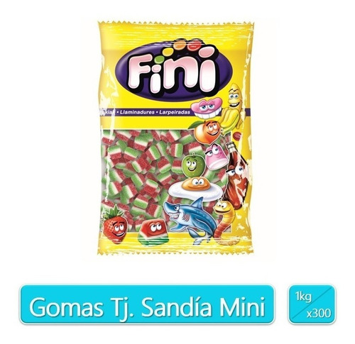 Dulce Gomas Mini Tajada Sandia Fini X 1 Kilo