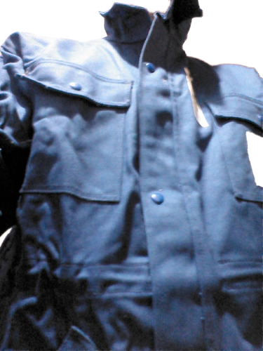 Camperon Ignifugo-retardante De Llama Hombre-talle56 N.azul