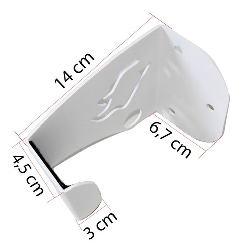 Suporte De Parede Bicicleta E Bike Mtb Mountain Speed Branco