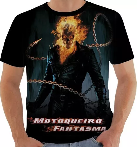 CAMISETA HALLOWEN Motoqueiro Fantasma