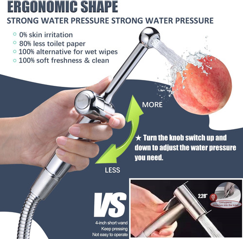 Suprupador De Bidet De Portátil Para El Inodoro, De Pañales