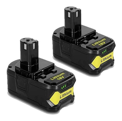 Paquete De 2 Baterías De Repuesto Ryobi 6.0ah18v De Mah 18.