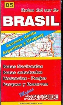 Mapa De Rutas Y Caminos Del Sur De Brasil - Mapas Argenguide