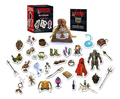 Libro Dungeons & Dragons: Bag Of Holding Magnet Set - Nuevo