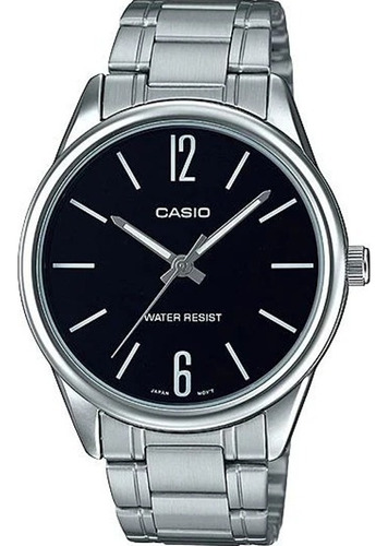 Reloj Casio Mtpv005 Hombre Acero Plata Full Correa MTP-V005D-1B