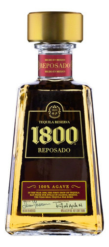 Tequila Reposado Reserva 1800 Garrafa 750ml