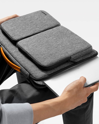 Bandolera Tomtoc Para Portátil, Protección 360°, 15,6 Pulgad