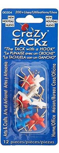 Crazy Tackz Stars Rojo, Blanco Y Azul 3pk