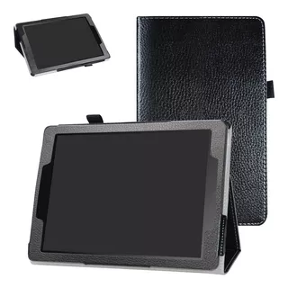 Chromebook Tablet Ct100pa Funda, Bige Pu Leather Folio 2-...