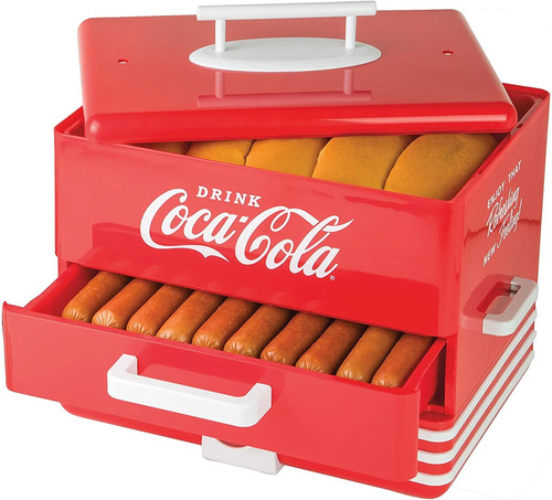 Vaporera Para Hot Dogs Nostalgia, Diseño Coke Original