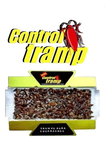 1 Trampa P/ Cucarachas Control Tramp Plaga Insectos