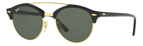 Lentes De Sol Ray-ban Clubround Double Bridge - Verde 51mm