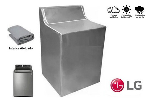Funda De Lavadora LG Turbo Wash 3d 23kg Con Agitador Panel
