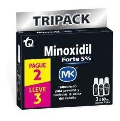 Imagen 2 de 2 de Oferta Minoxidil Mk Forte 5% Pague 2 Lleve 3 Und