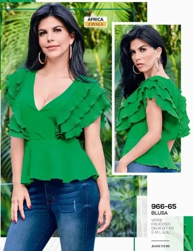 Blusa verde cklass hotsell